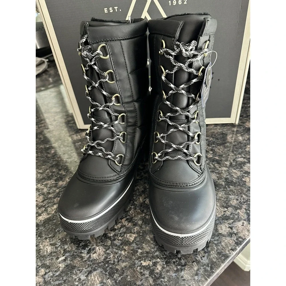 Alpine Design Women's Willow Quilted 200G Snow‎ Boots Size 9. NWB Winter Cold